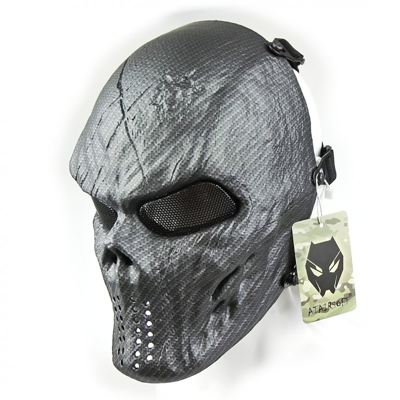 Full Face Wire Mesh Full Protection Paintball Airsoft Mask Skull Helmet Cosplay 