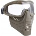 Airsoft Tactical Paintball Face Mask with Goggles