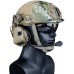 ATAIRSOFT Tactical Headset Unlimited Power intercom with Microphone Waterproof Headphones, no Noise Reduction Function 