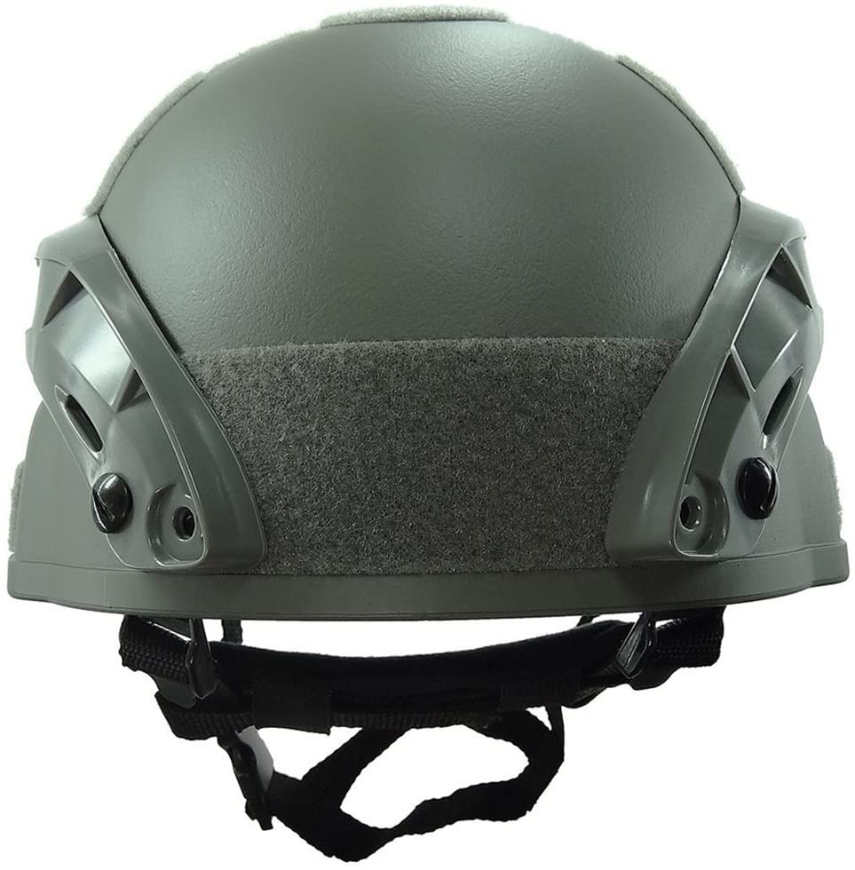 ATAIRSOFT Tactical Airsoft Paintball MICH 2000 Helmet with Side 